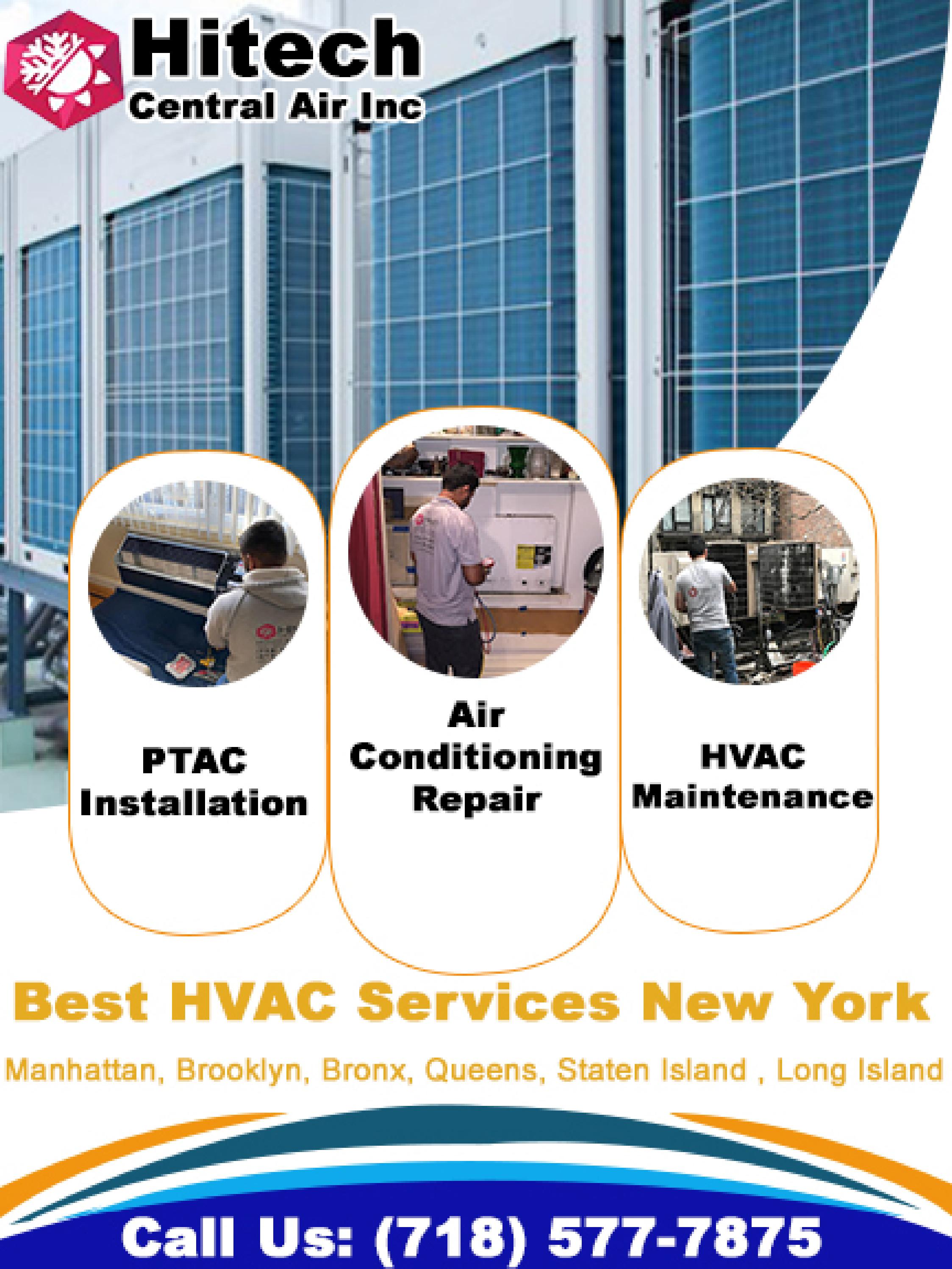 Hitech Central Air Inc(PTAC Experts) HVAC Services New York City