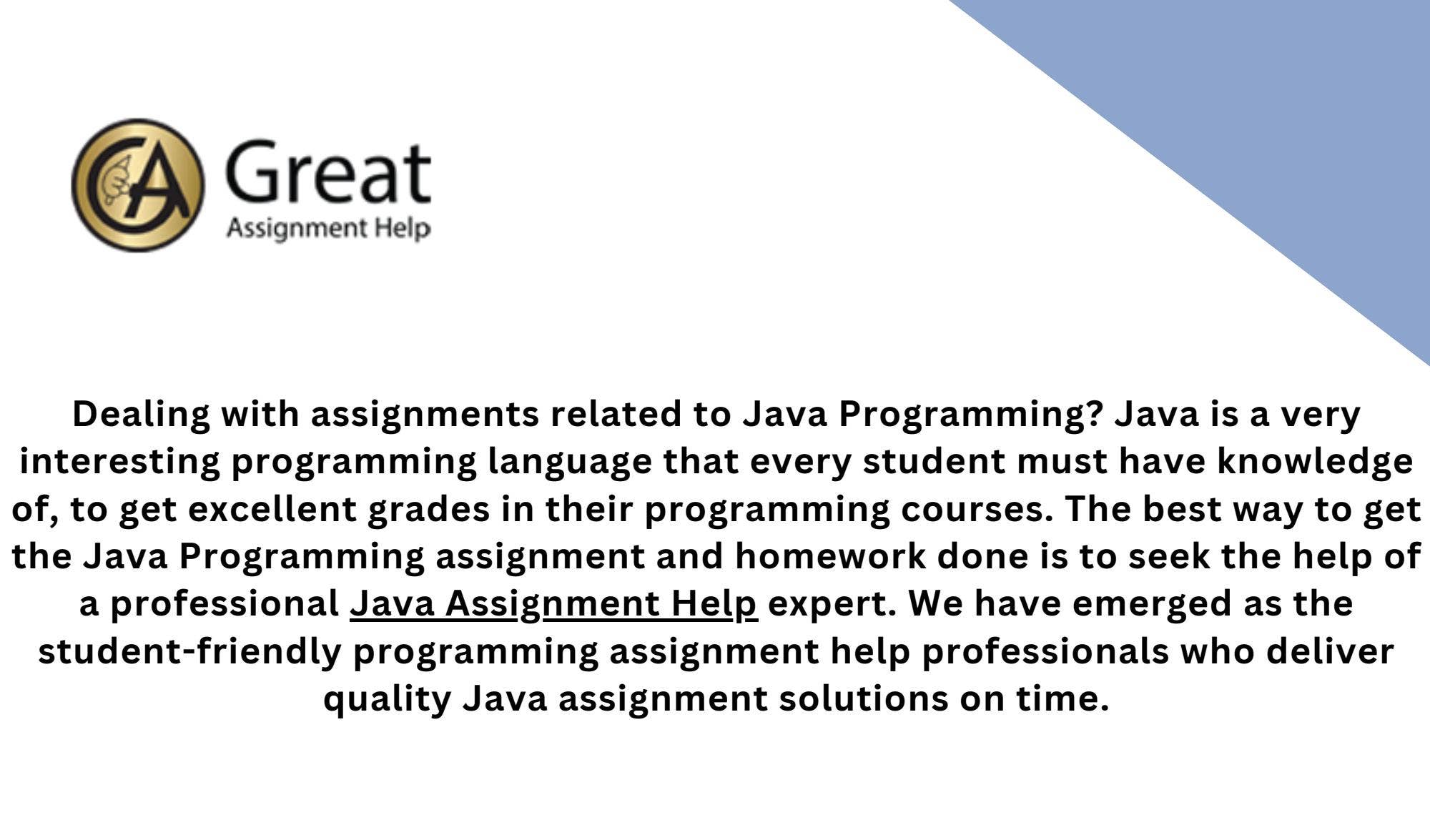 java assignment help in the USA by james joseph - Issuu