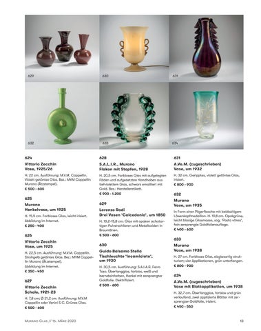 Quittenbaum Kunstauktionen GmbH 灯饰目录 · 167C | Auktion ' 穆拉诺玻璃 Glas' | Quittenbaum Kunstauktionen München 第 15 页