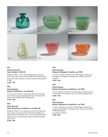 Quittenbaum Kunstauktionen GmbH 灯饰目录 · 167C | Auktion ' 穆拉诺玻璃 Glas' | Quittenbaum Kunstauktionen München 第 22 页