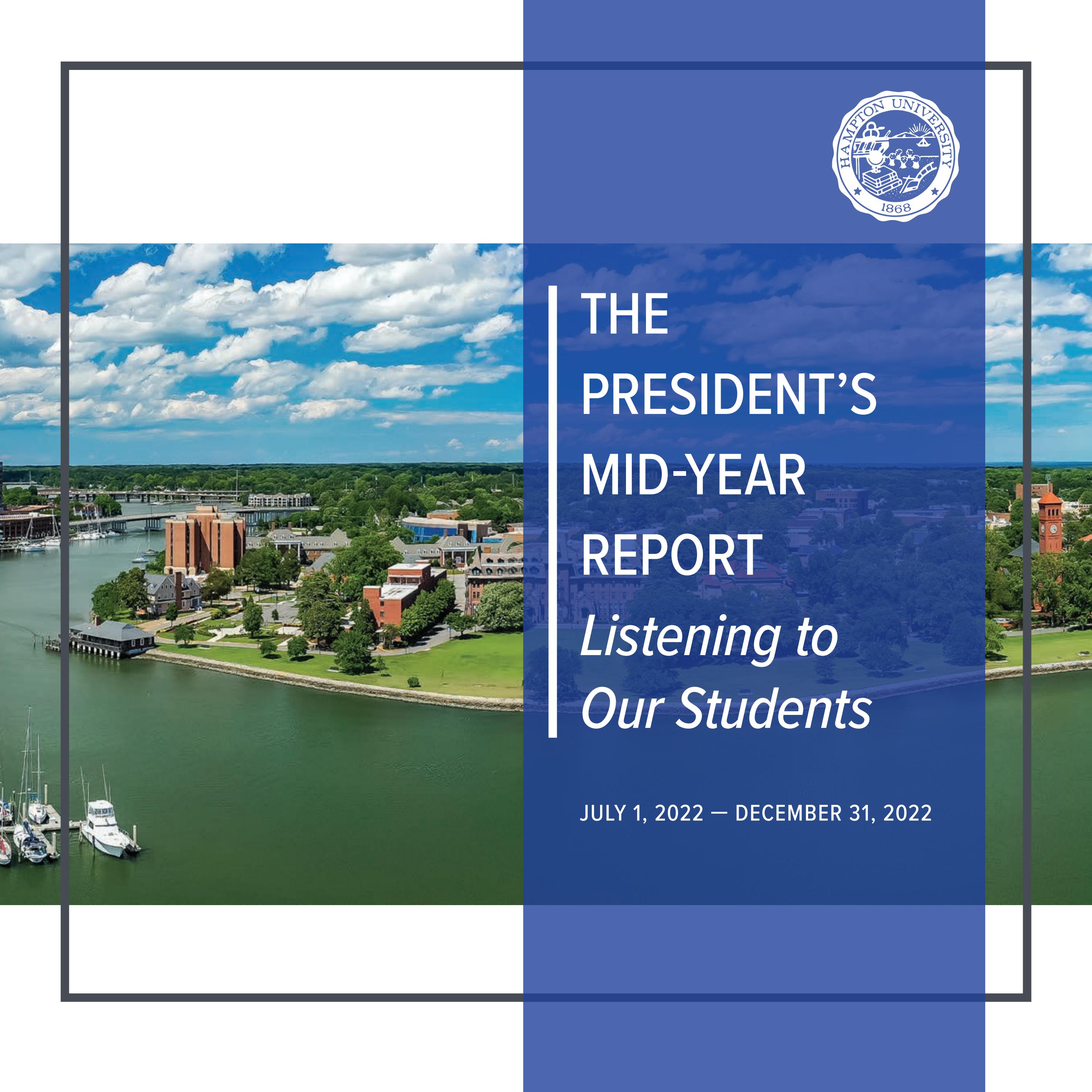 Hampton University President's MidYear Report by Hampton University