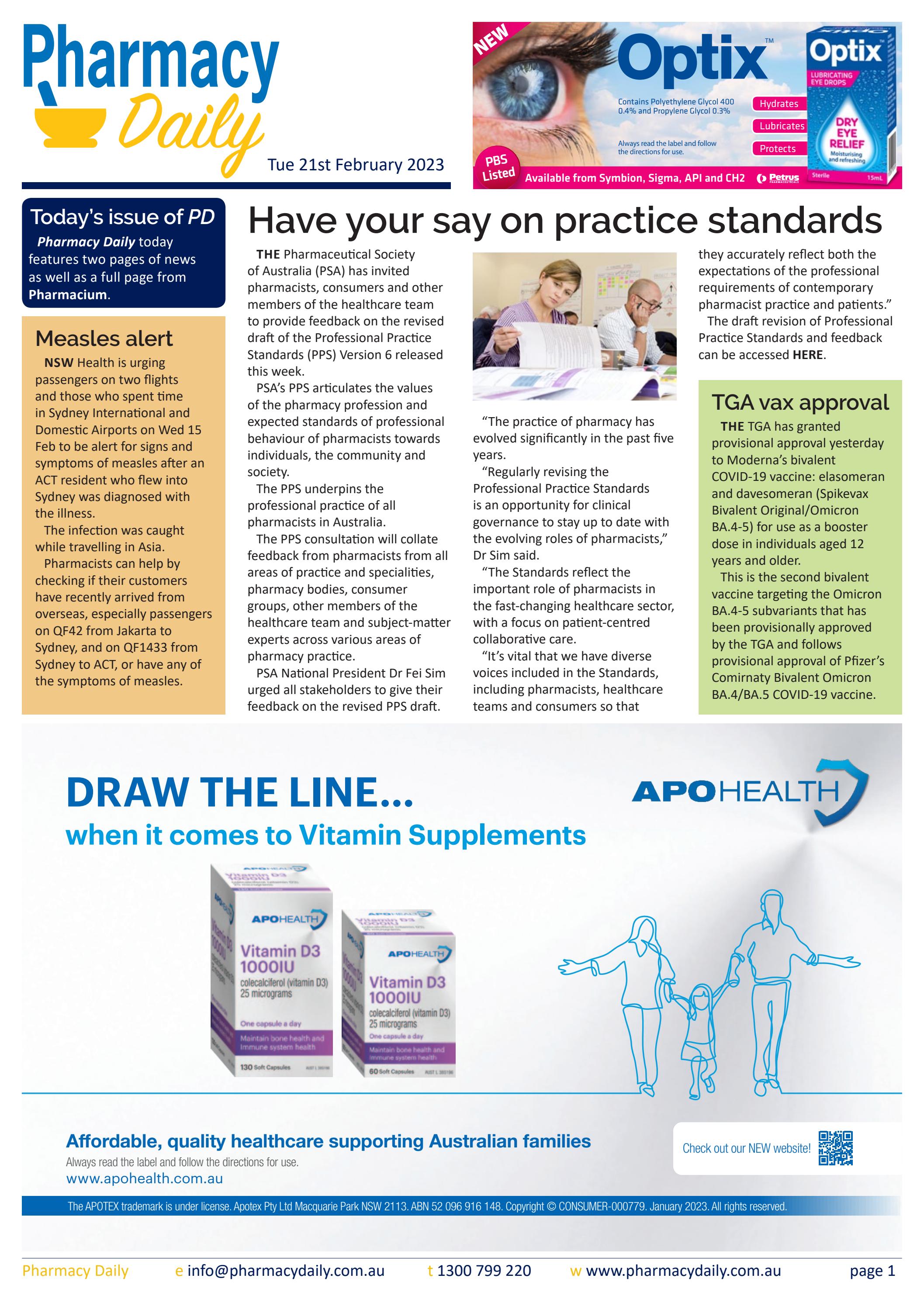PD for Tue 21 Feb 2023 PSA calls for open consultation on practice