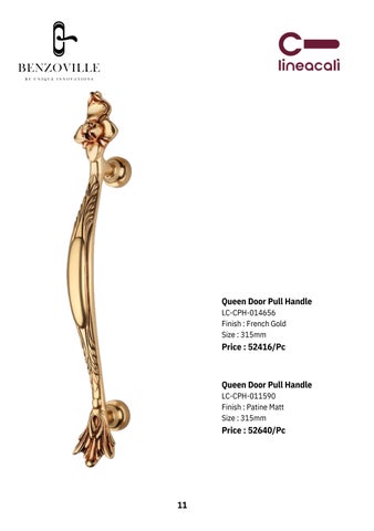 Benzoville 家具目录 · 设计师 Door Handle Linea Cali 第 12 页
