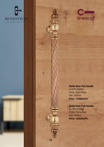 Benzoville 家具目录 · 设计师 Door Handle Linea Cali 第 14 页