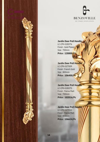 Benzoville 家具目录 · 设计师 Door Handle Linea Cali 第 15 页
