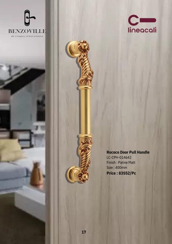 Benzoville 家具目录 · 设计师 Door Handle Linea Cali 第 18 页