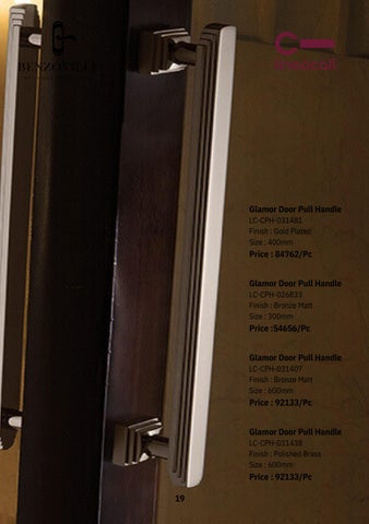 Benzoville 家具目录 · 设计师 Door Handle Linea Cali 第 20 页
