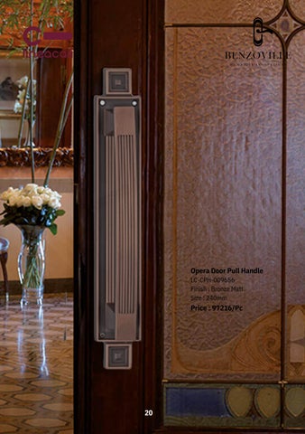 Benzoville 家具目录 · 设计师 Door Handle Linea Cali 第 21 页