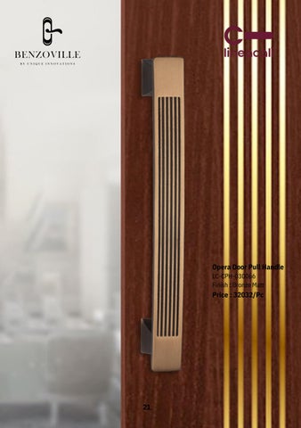 Benzoville 家具目录 · 设计师 Door Handle Linea Cali 第 22 页