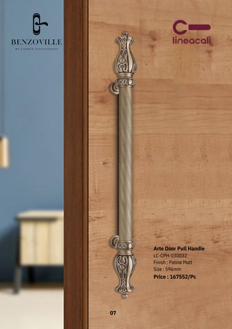 Benzoville 家具目录 · 设计师 Door Handle Linea Cali 第 8 页