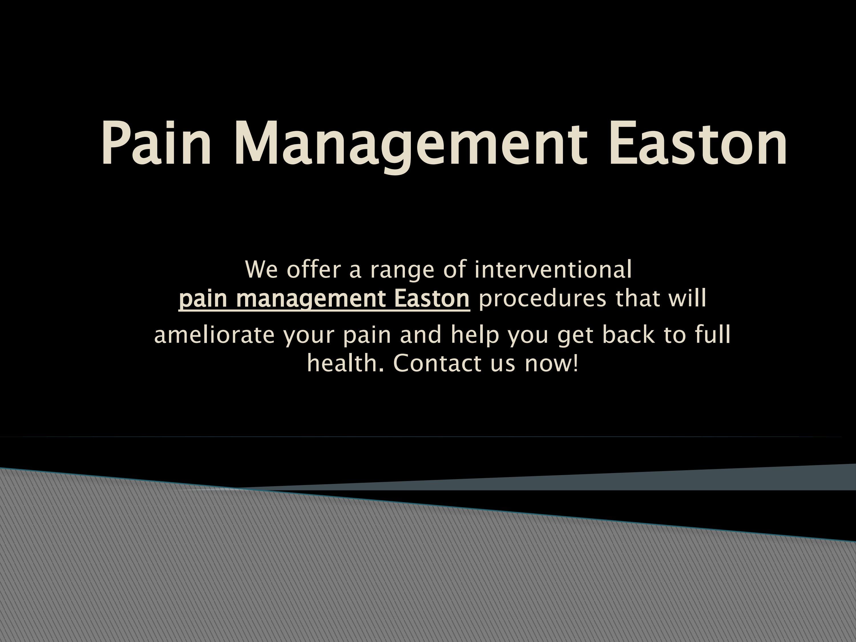 Pain Management Easton by Clearway Pain Solutions Issuu