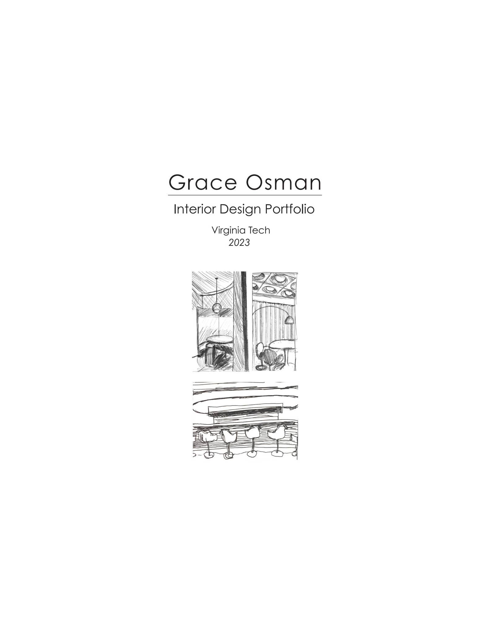 Virginia Tech Interior Design Portfolio 3rd Year Grace Osman 2023 by ...