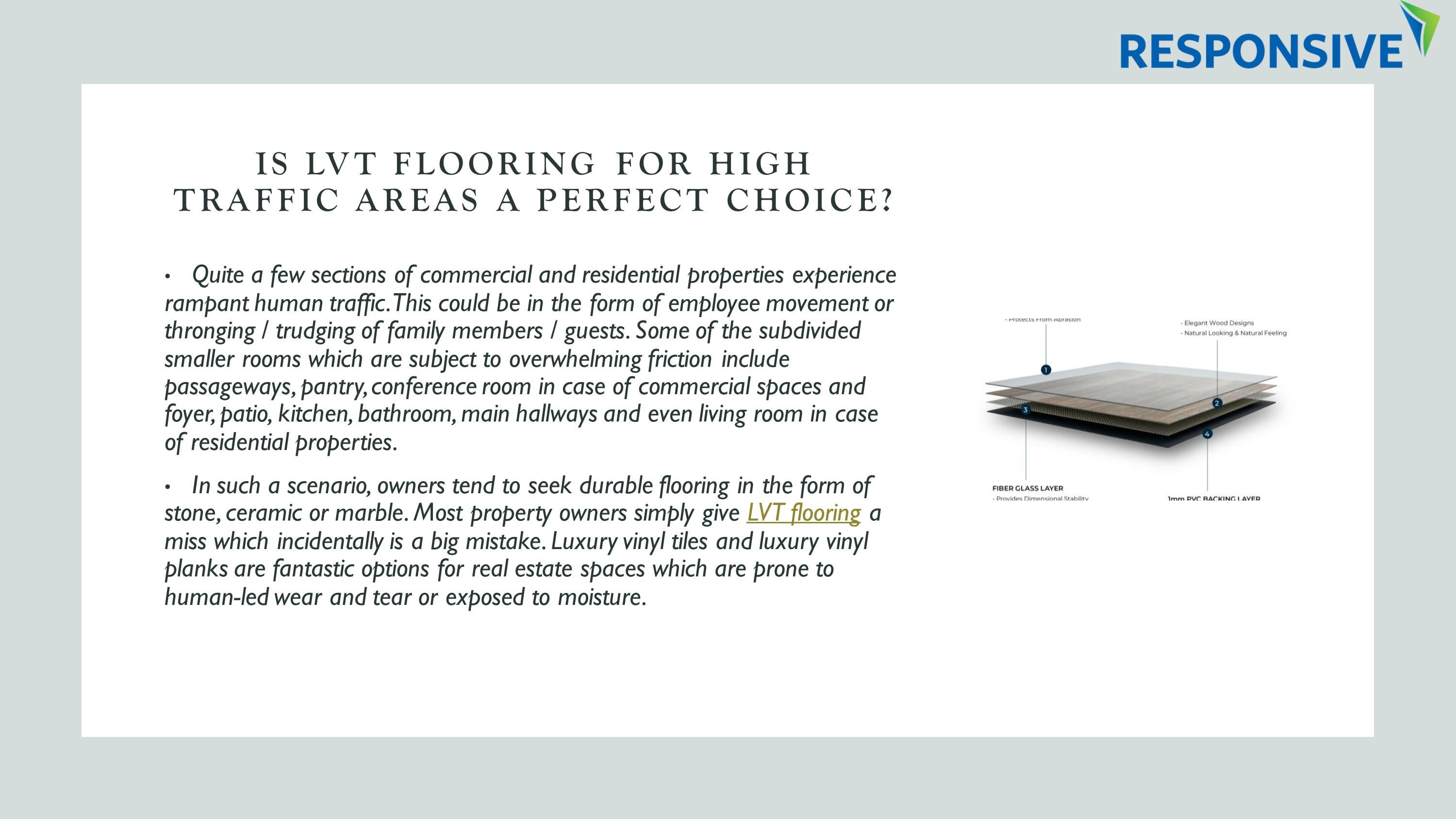 IS LVT FLOORING FOR HIGH TRAFFIC AREAS A PERFECT CHOICE? by Responsive ...