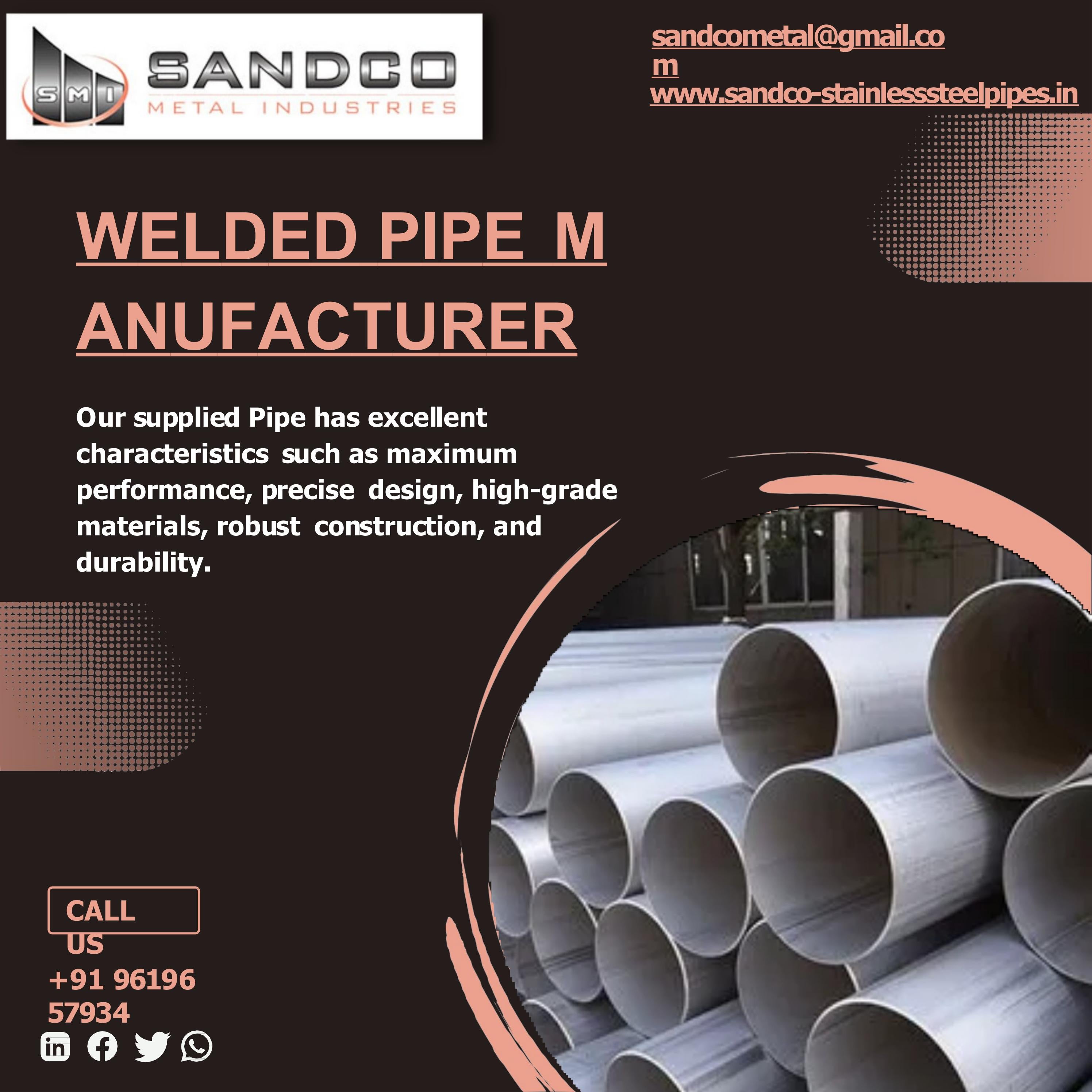 ERW Pipe Large Diameter Pipe Welded Pipes Sandco Metal Industries by Issuu