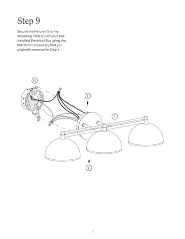 nathanjameshome 家具目录 · Ace 镜前灯 Instruction Sheet 第 12 页