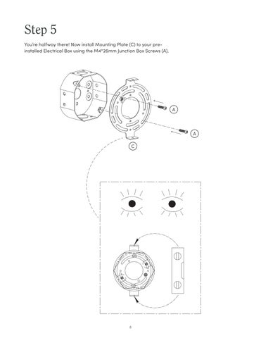 nathanjameshome 家具目录 · Ace 镜前灯 Instruction Sheet 第 8 页