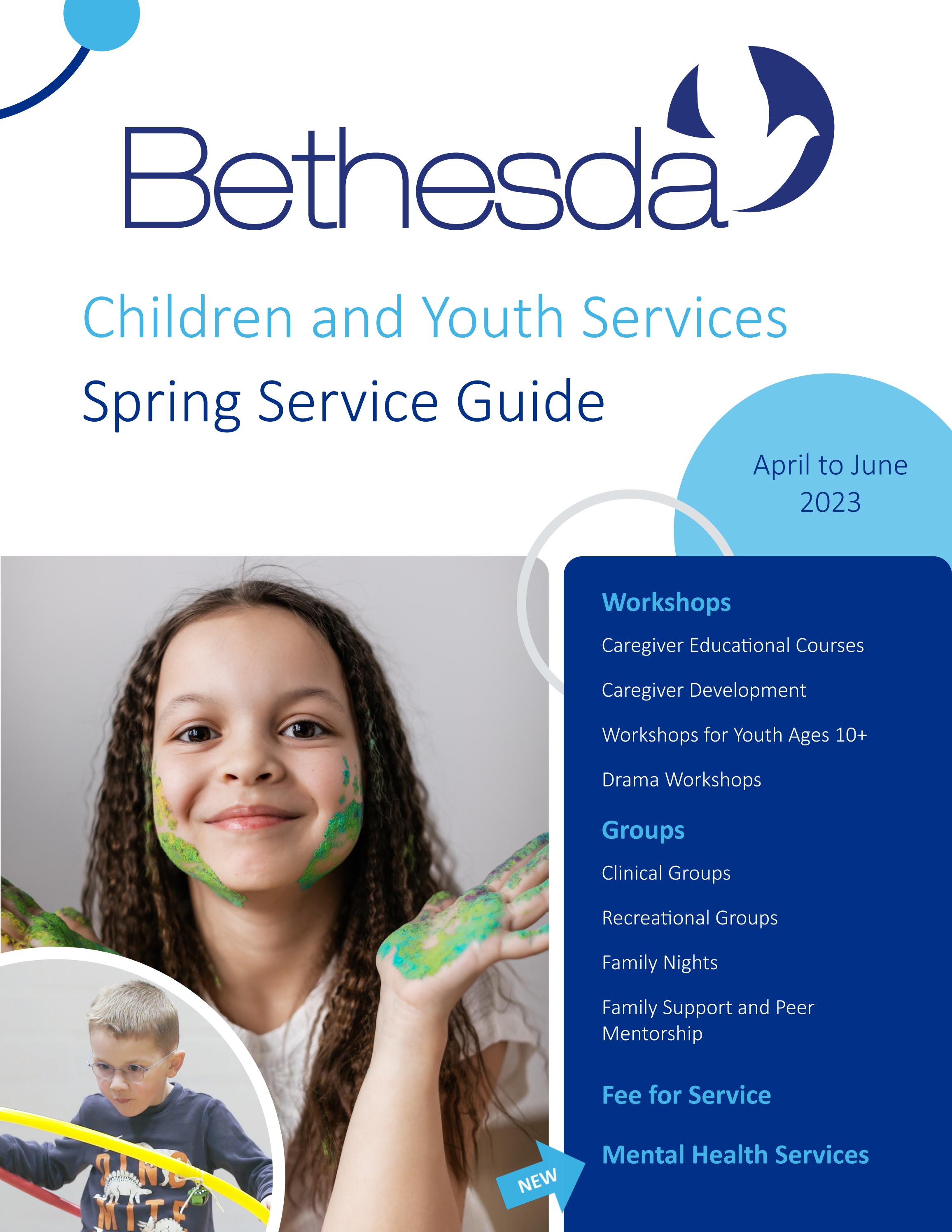 Children and Youth Services Spring Service Guide 2023 by Bethesda