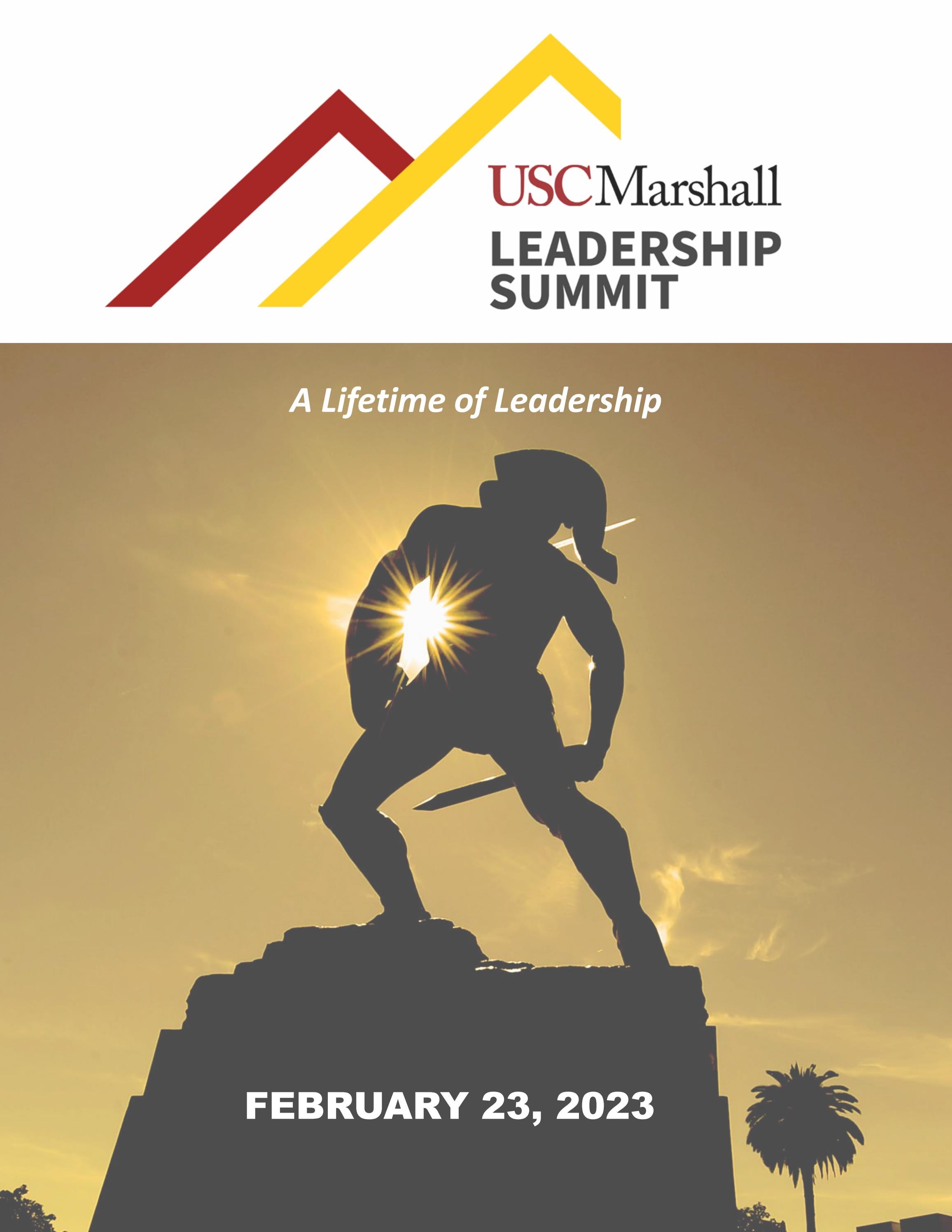 Leadership Summit Digital Program by uscmarshall Issuu