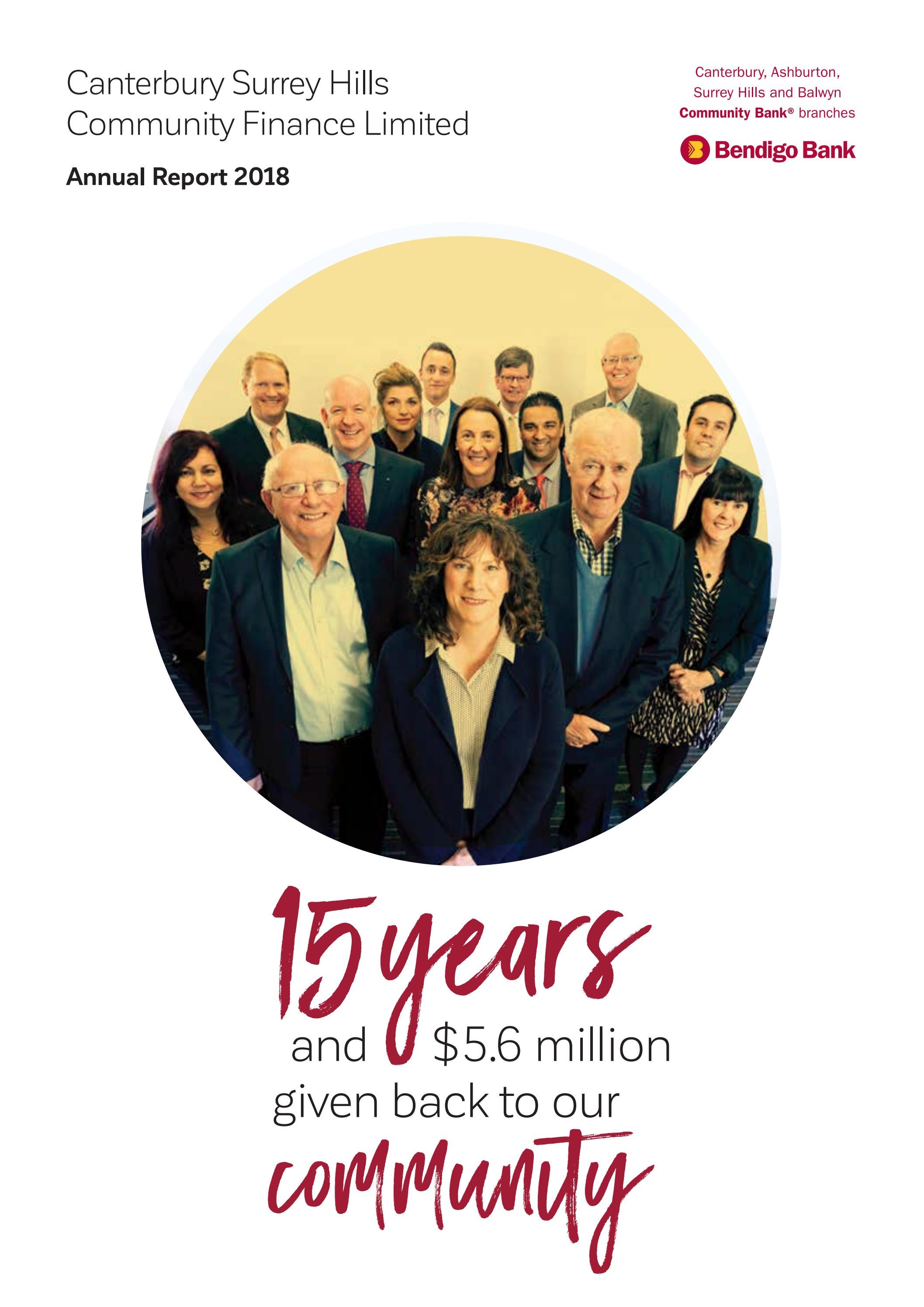 Bendigo Bank Annual Report 2018 by Blick Publications Issuu