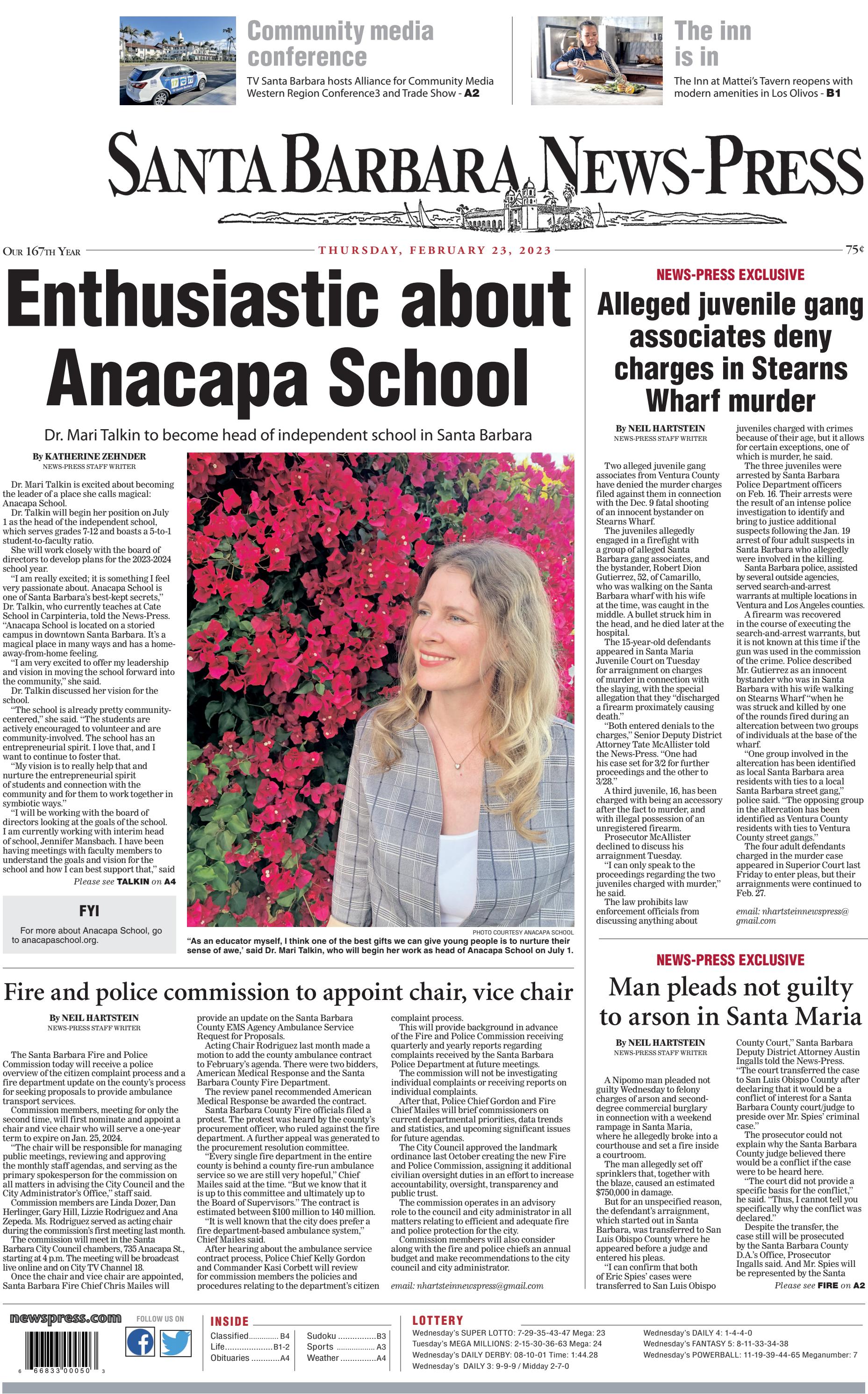Santa Barbara News-Press: February 23, 2023 by Santa Barbara News-Press -  Issuu