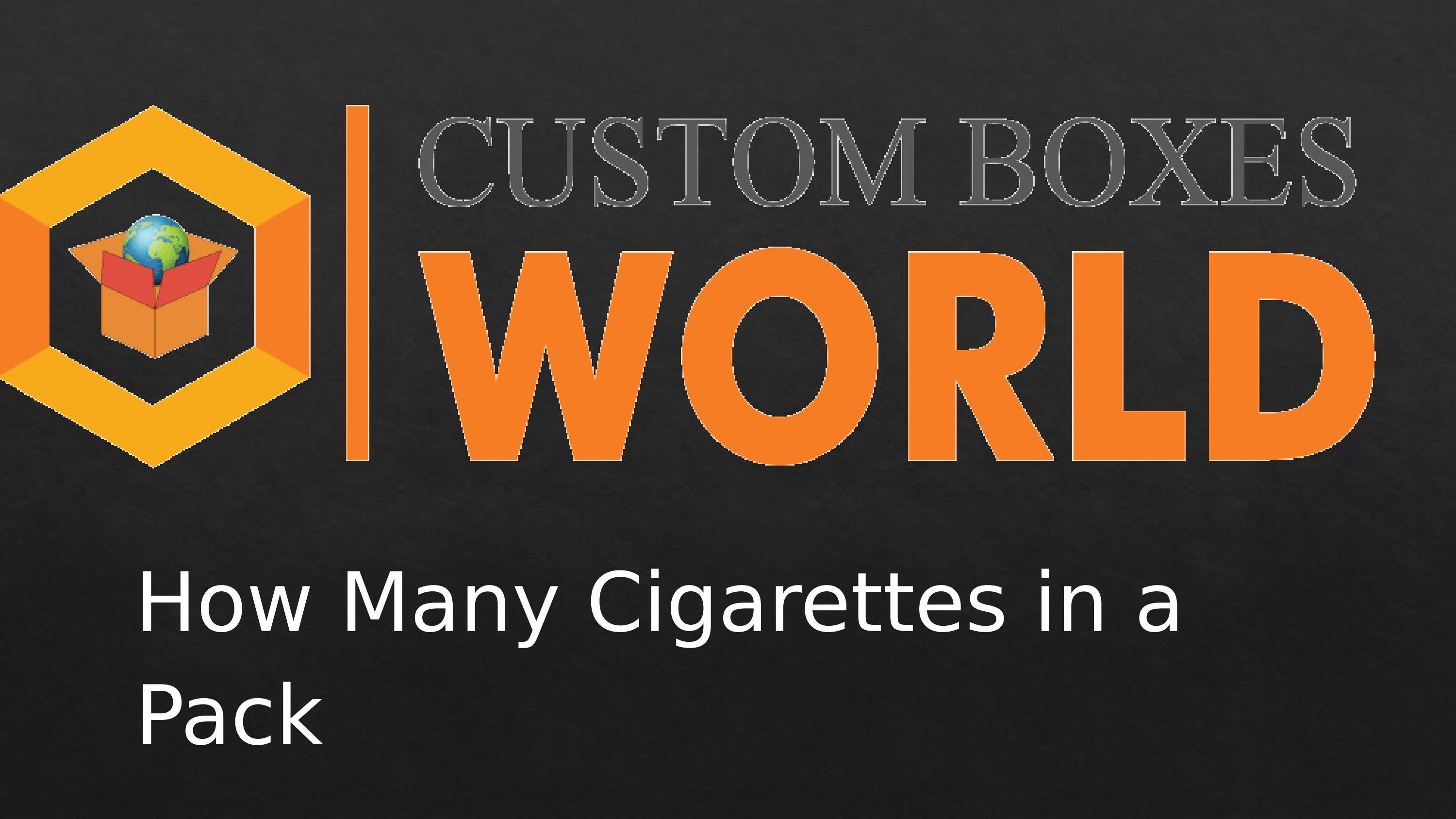 How Many Cigarettes in a Pack by Edward John Issuu
