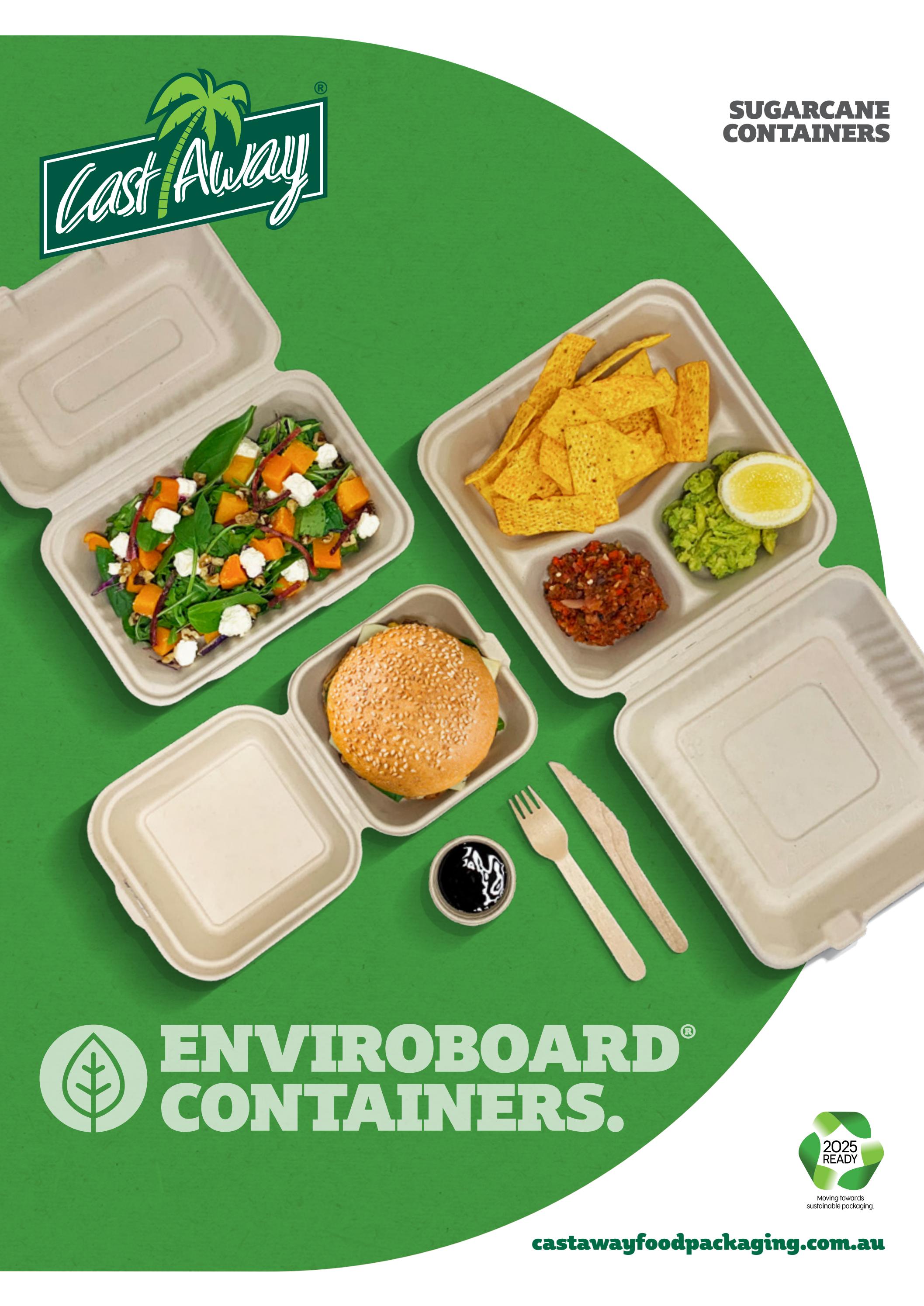 Enviroboard Sugarcane Containers by MPM Marketing Services / Castaway ...