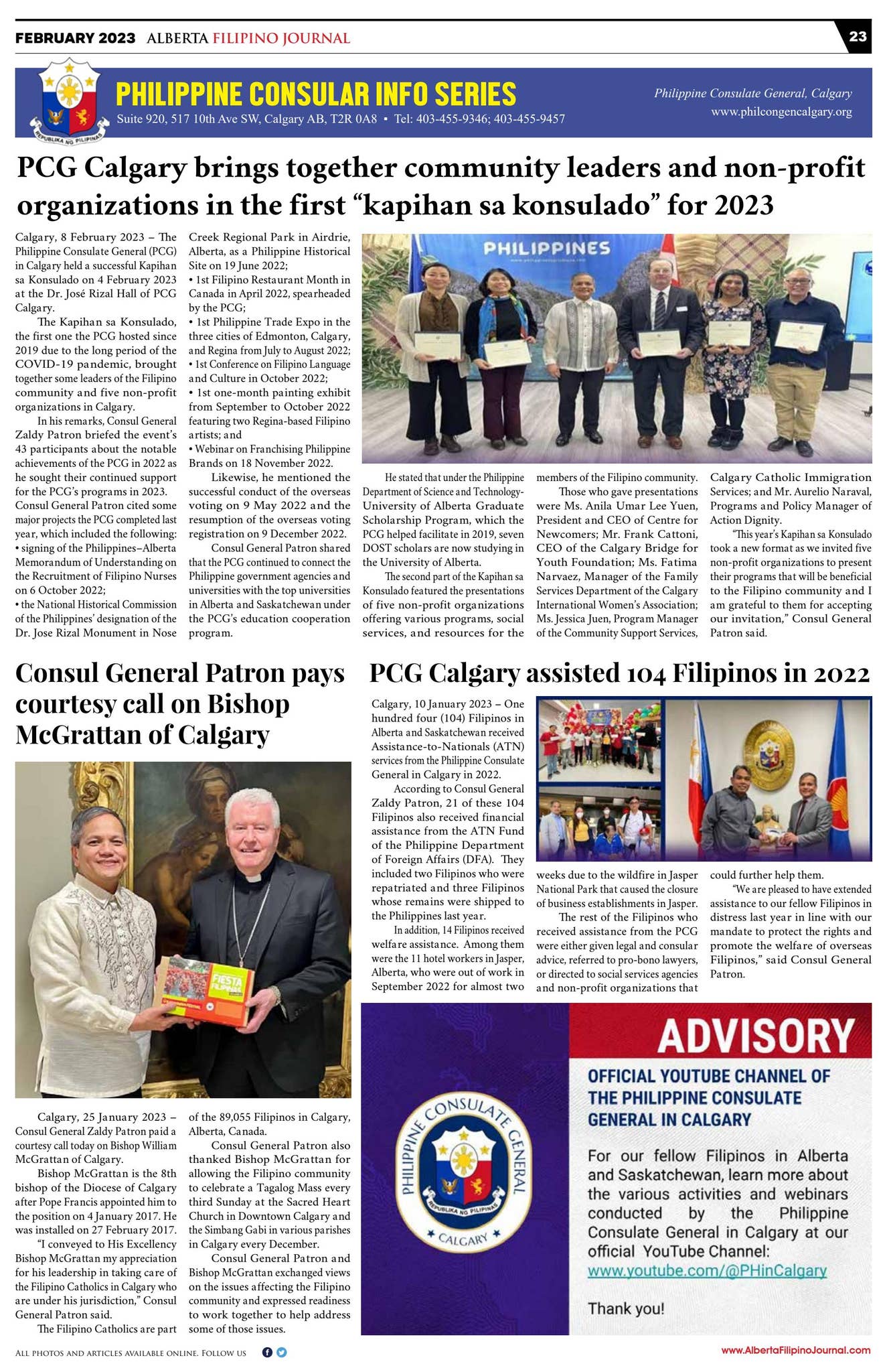 Tagalog Journal Example Alberta Filipino Journal - February 2023 Issue by Alberta Filipino ...