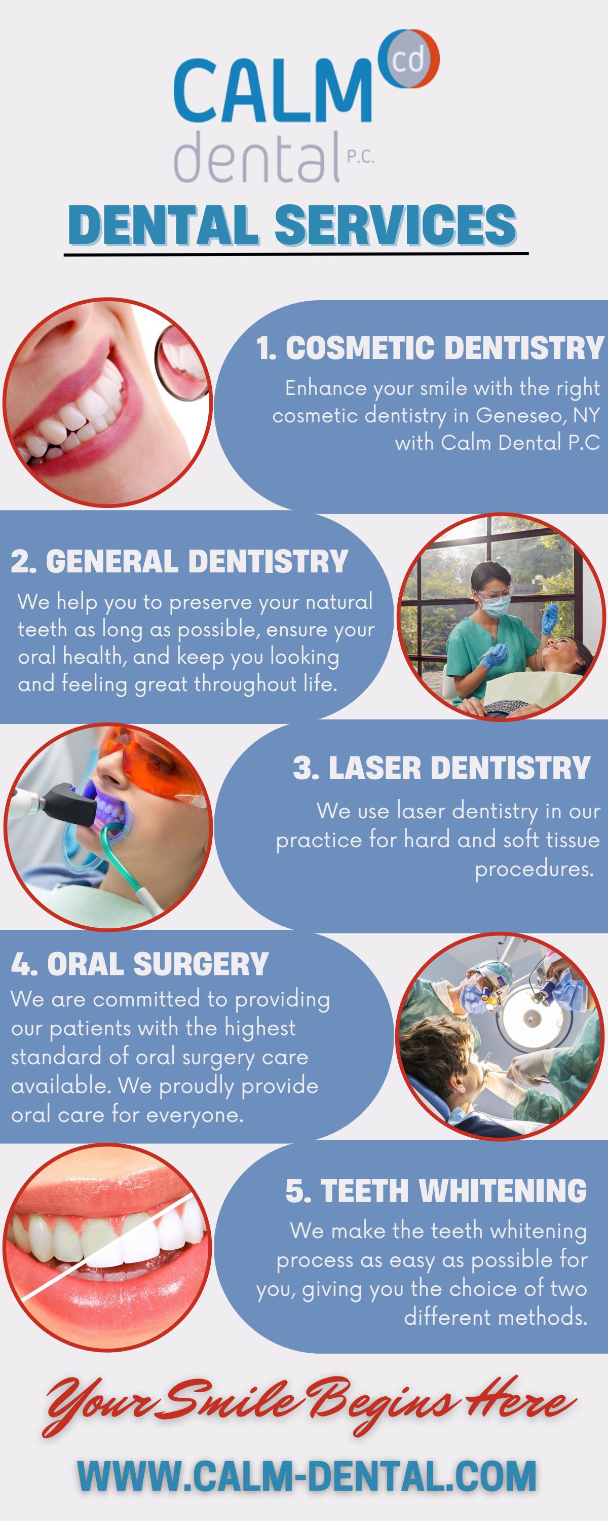 Cosmetic Dentistry Services Improve Your Smile with Calm Dental P.C