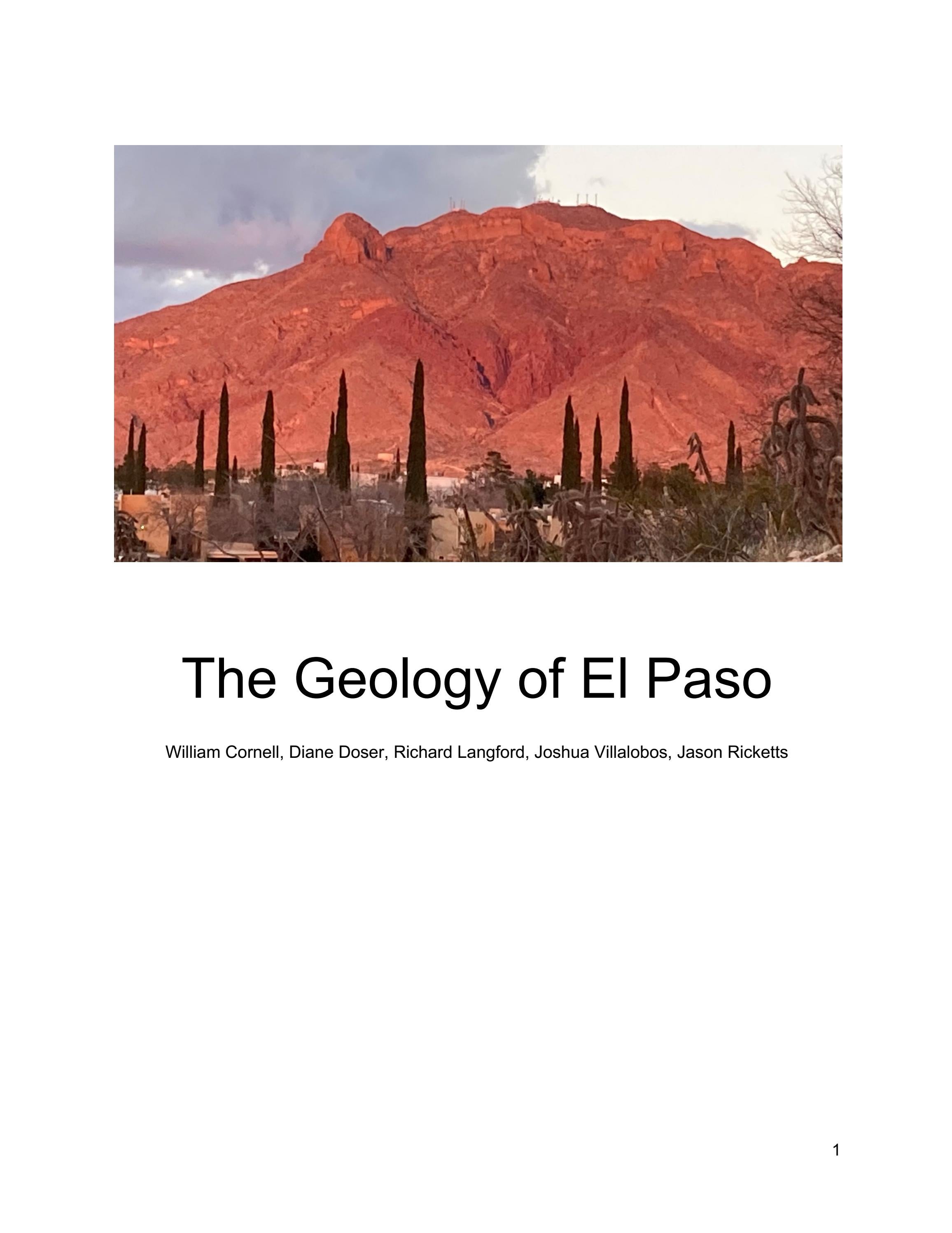 The Geology of El Paso by UTEP Library Issuu