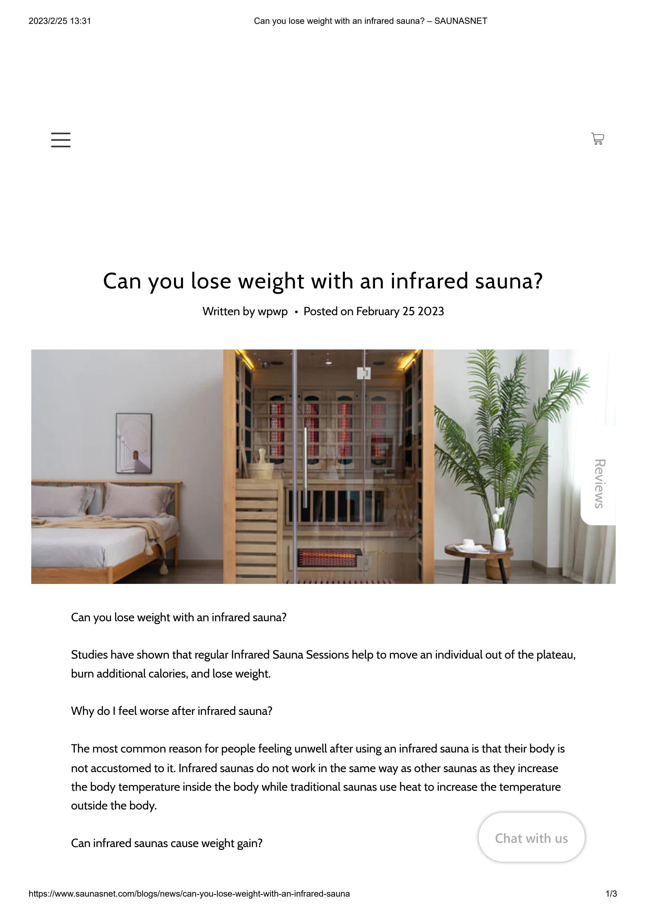Can you lose weight with an infrared sauna? by Issuu