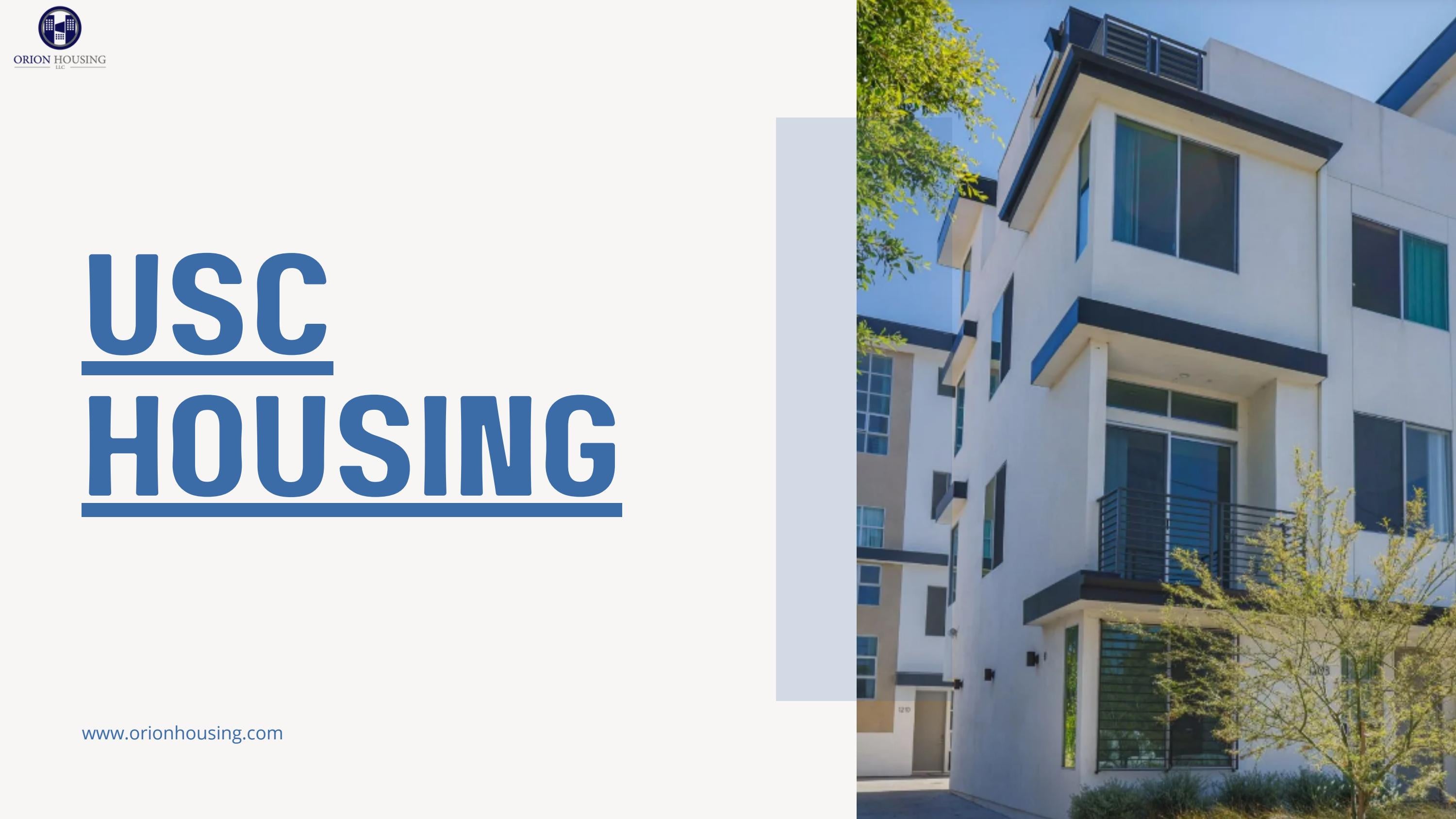 Get the best apartments near USC housing by orionhousinhg Issuu