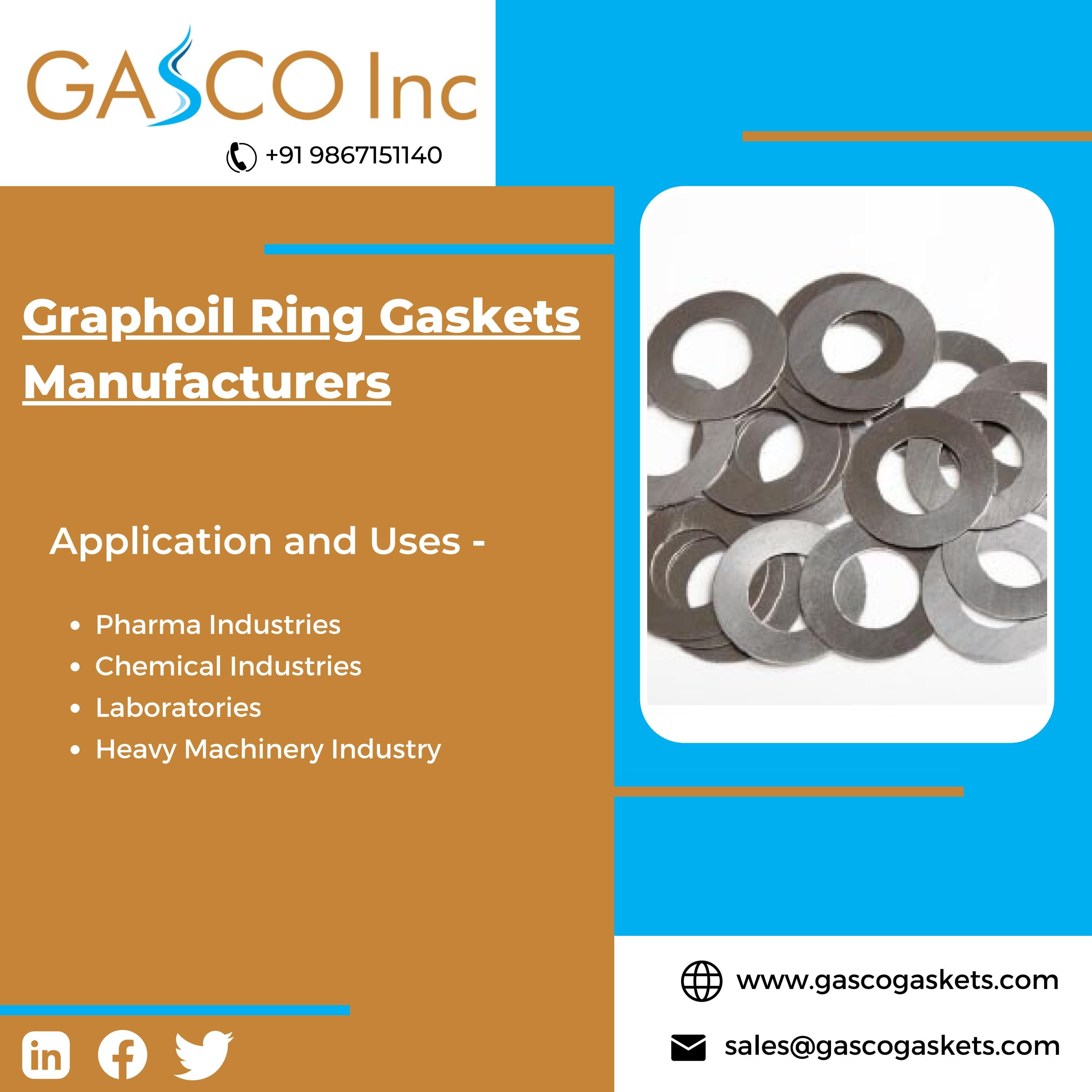 Graphoil Ring Gaskets Flange Insulation Gasket Kit Industrial Cut Gaskets Gasco INC by