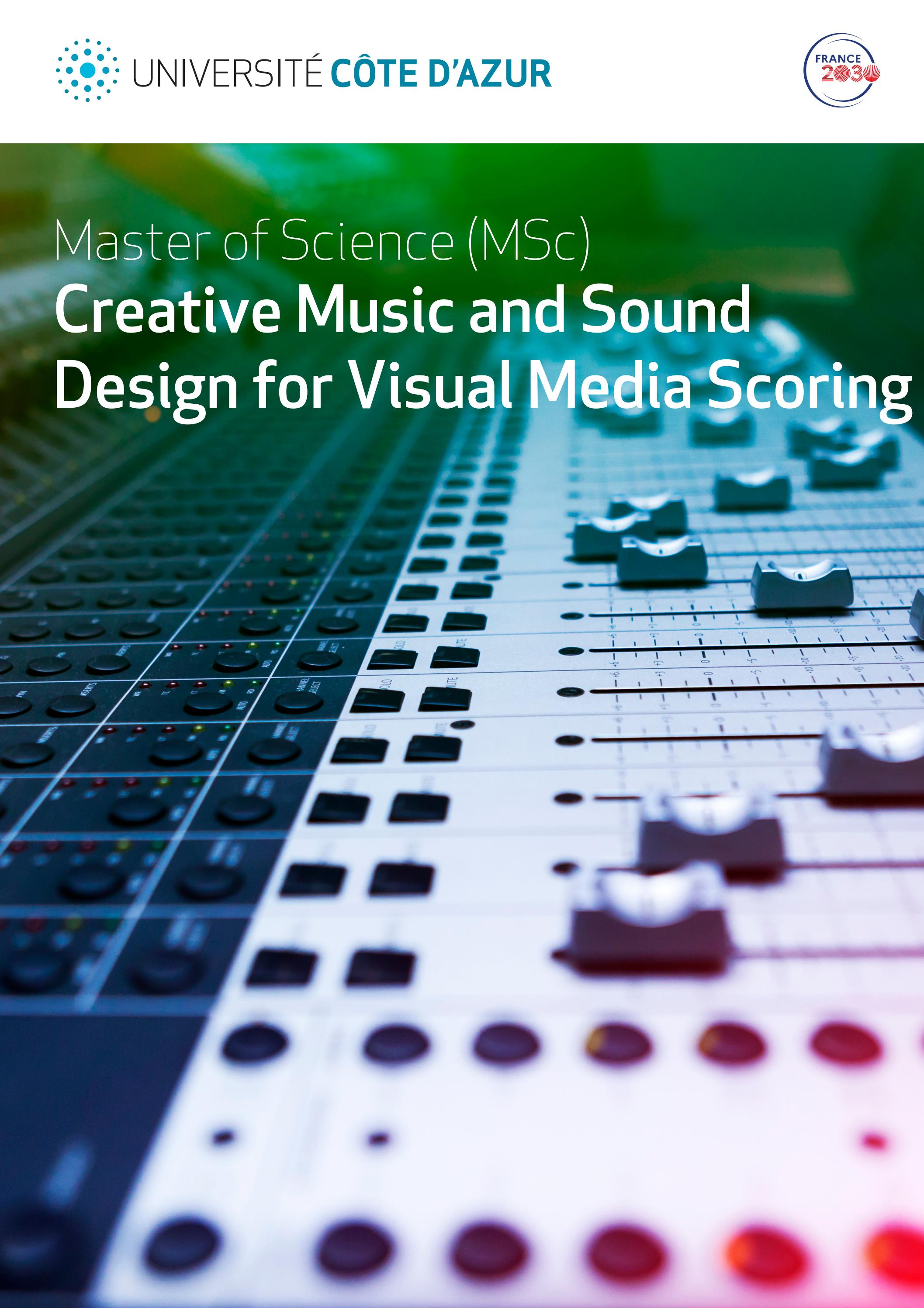 MSc Music Scoring for Visual Media & Sound Design by Université Côte d
