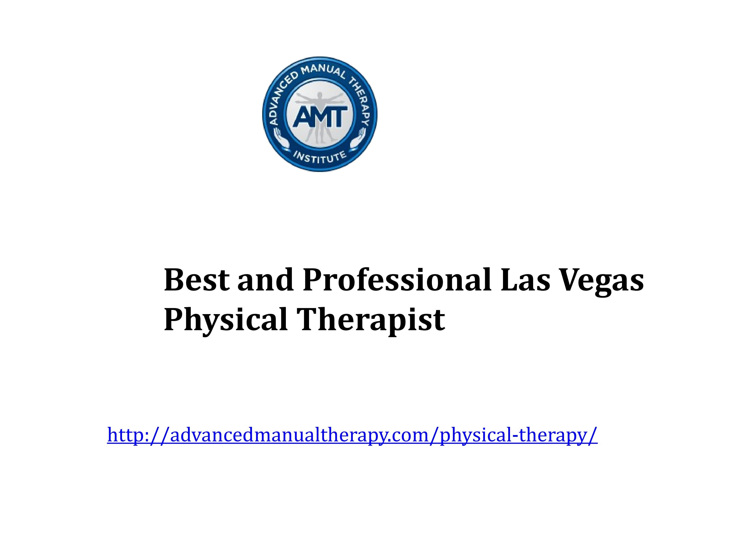 Best and Professional Las Vegas Physical Therapist by
