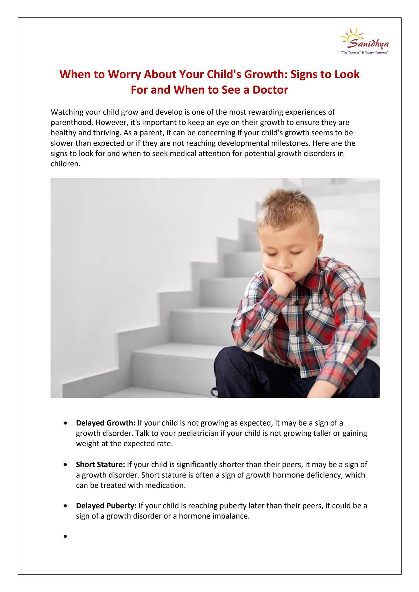 When to Worry About Your Child's Growth: Signs to Look For and When to ...
