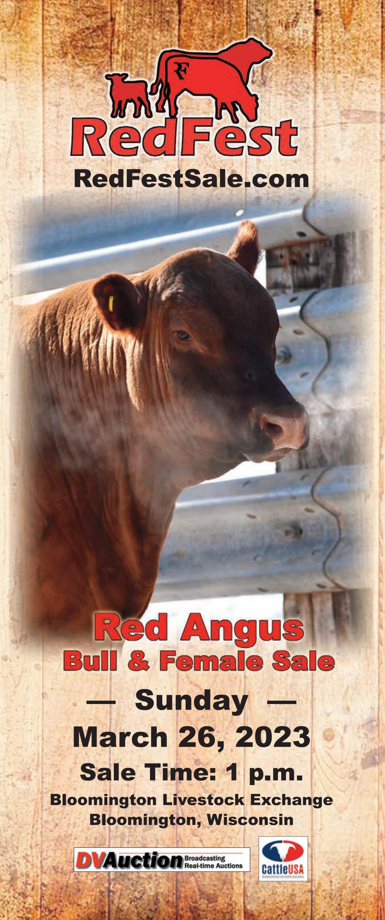 RedFest Red Angus 2023 Spring Bull Sale Catalog by LivestockDirect