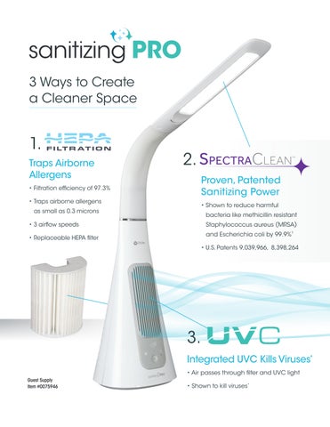 OttLite SanitizingPRO 灯饰手册 - Guest Supply 第 6 页