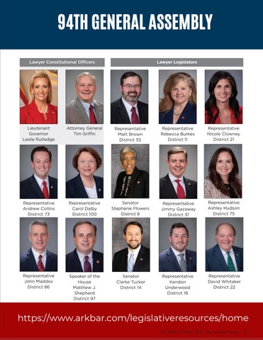 The Arkansas Lawyer 冬季 2023 第 15 页