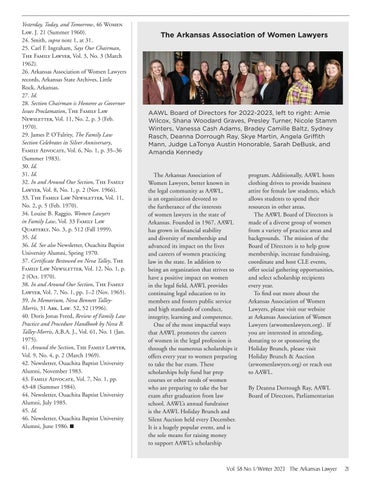The Arkansas Lawyer 冬季 2023 第 23 页