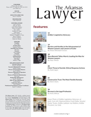 The Arkansas Lawyer 冬季 2023 第 3 页