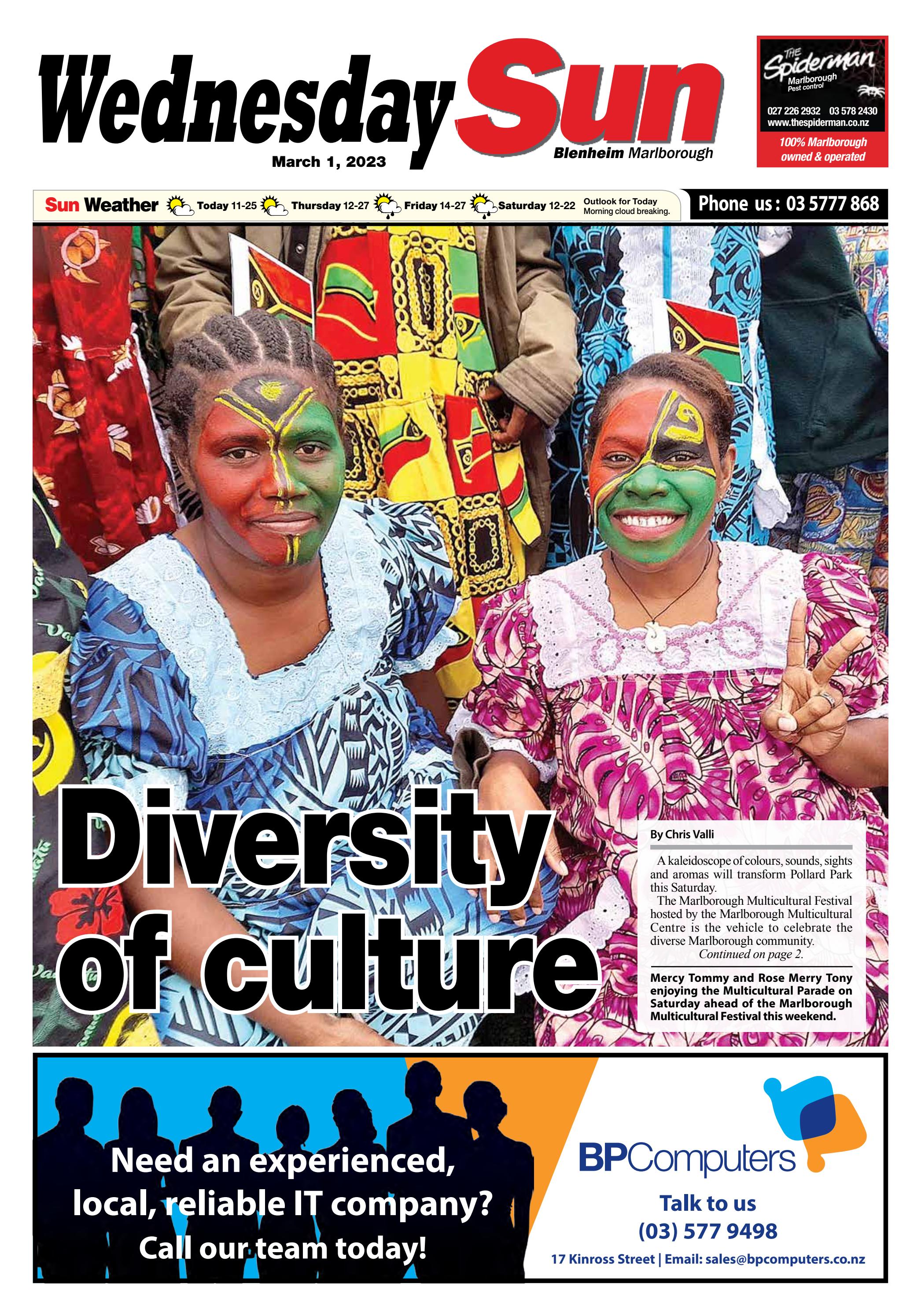 01 March Blenheim Sun newspaper by The Blenheim Sun Issuu