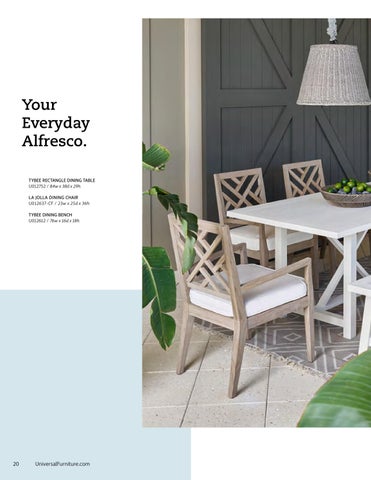 meridienmarketingusa 家具目录 · Universal: Coastal Living 户外 第 20 页