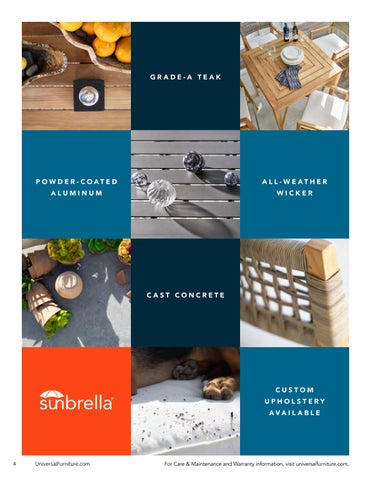 meridienmarketingusa 家具目录 · Universal: Coastal Living 户外 第 4 页