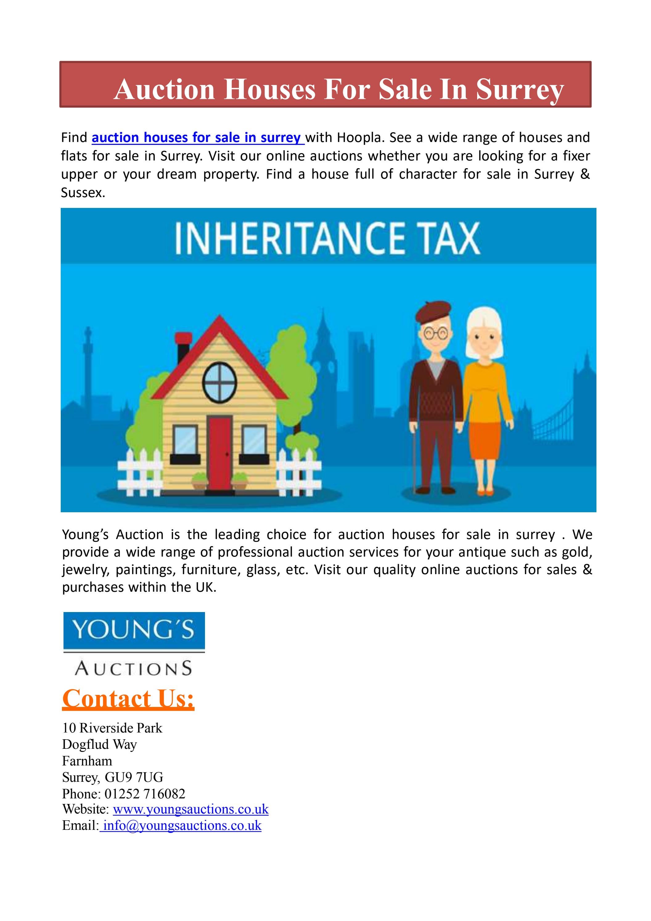 Auction Houses For Sale In Surrey by Young's Auctions Issuu