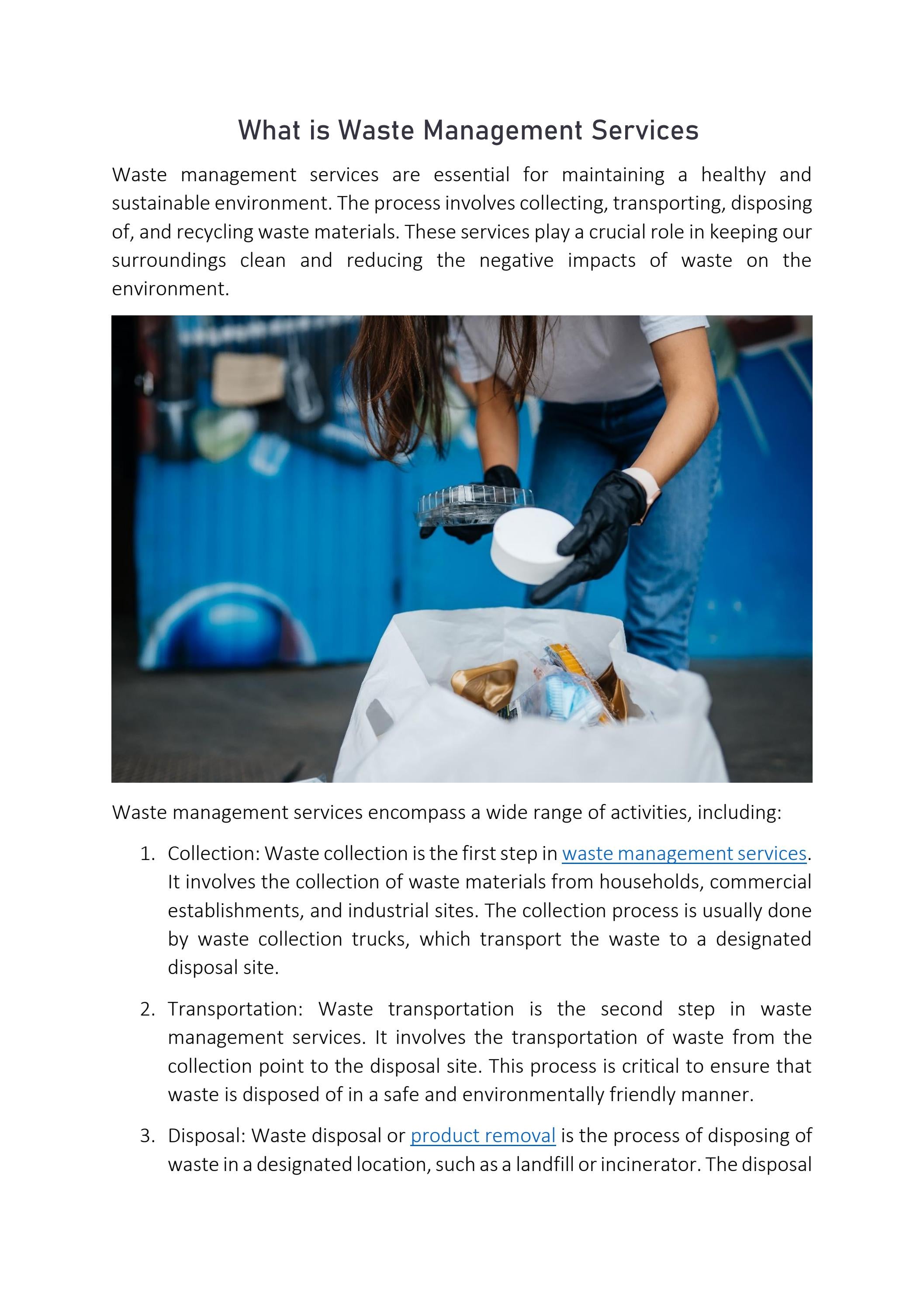 What is Waste Management Services by Certificate of Destruction Issuu