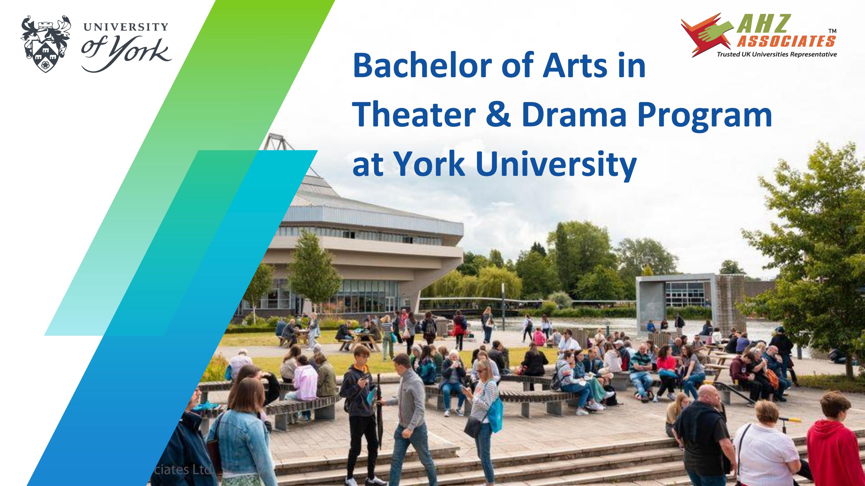 Bachelor of Arts in Theater & Drama Program at York University AHZ