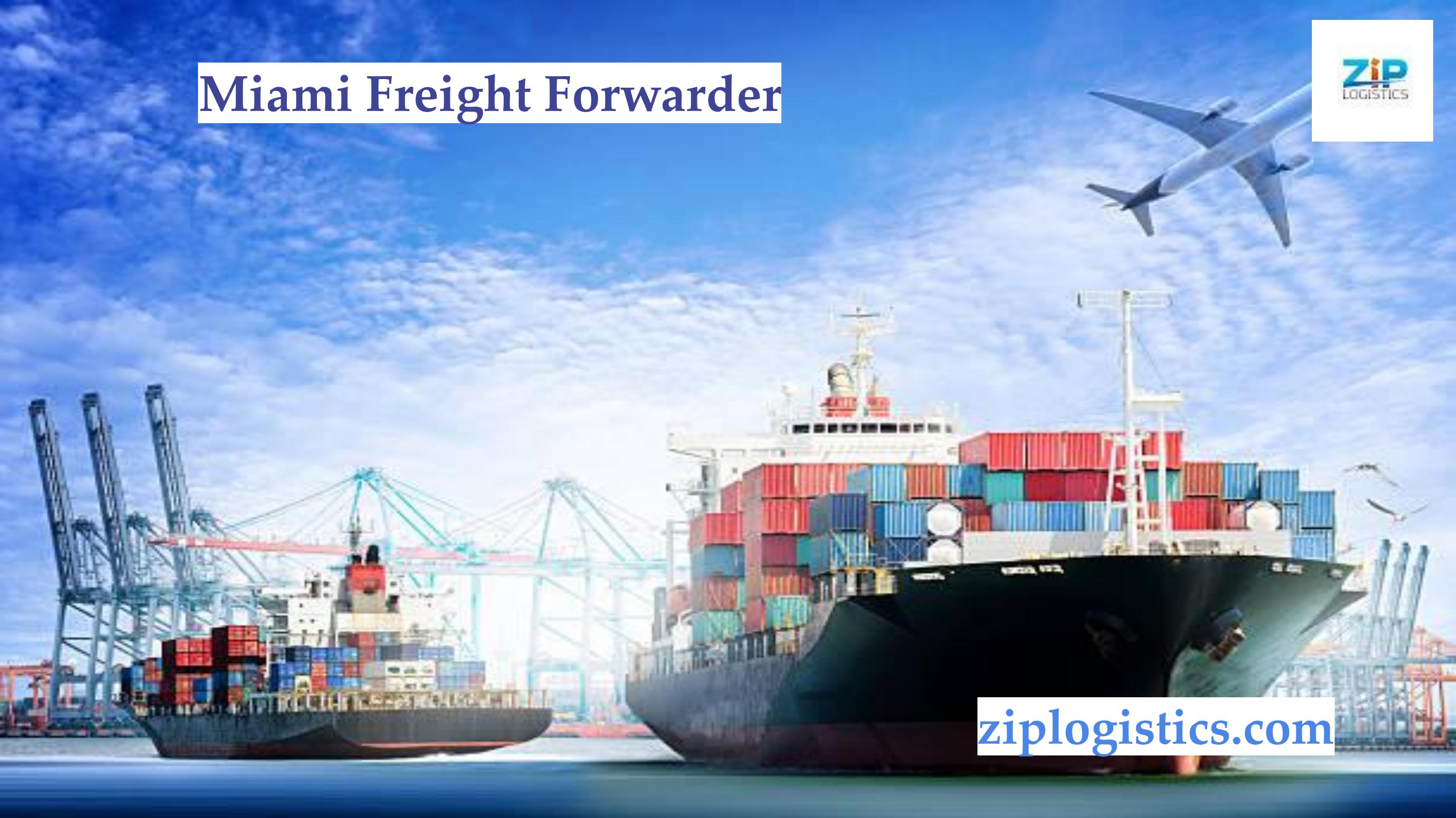 Miami Freight Forwarder by Zip Logistics Guyana Issuu