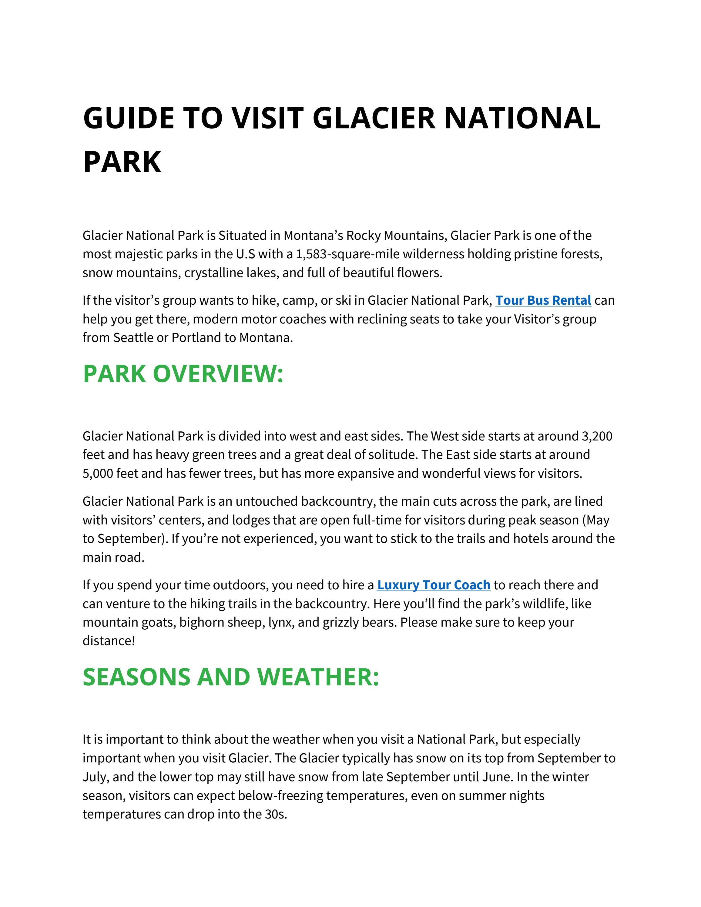 Glacier National Park The Only Guide Youll Ever Need Including Things To Do - hgllmmz