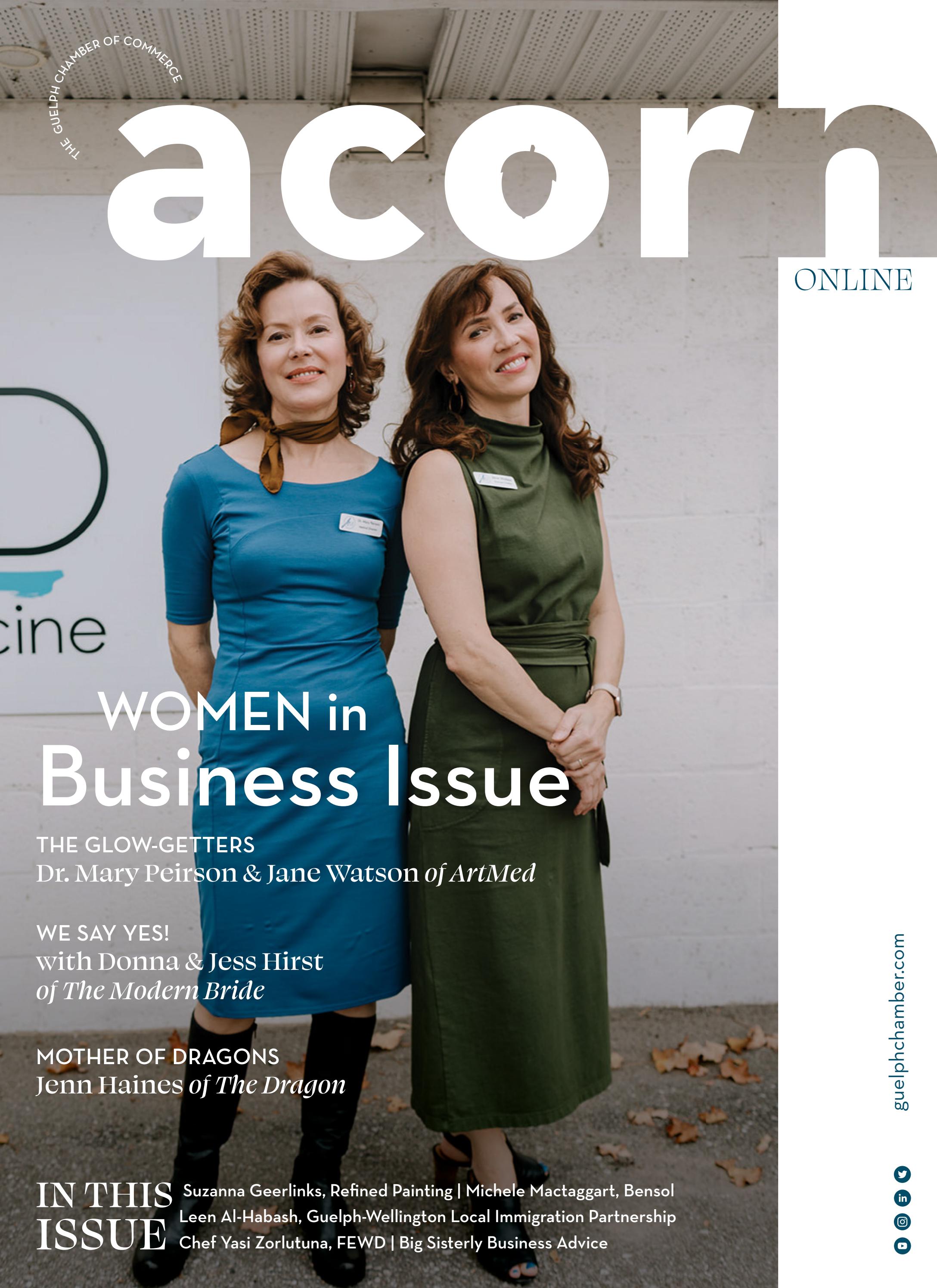 acorn online Women In Business issue by Guelph Chamber of Commerce