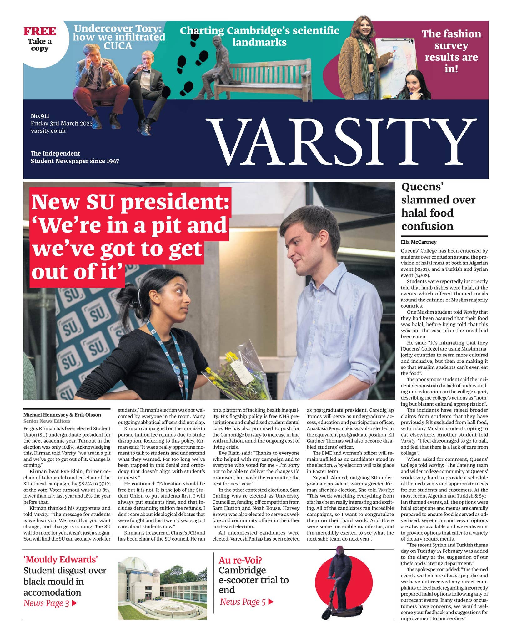 Varsity Issue 911 by Varsity Publications Ltd - Issuu
